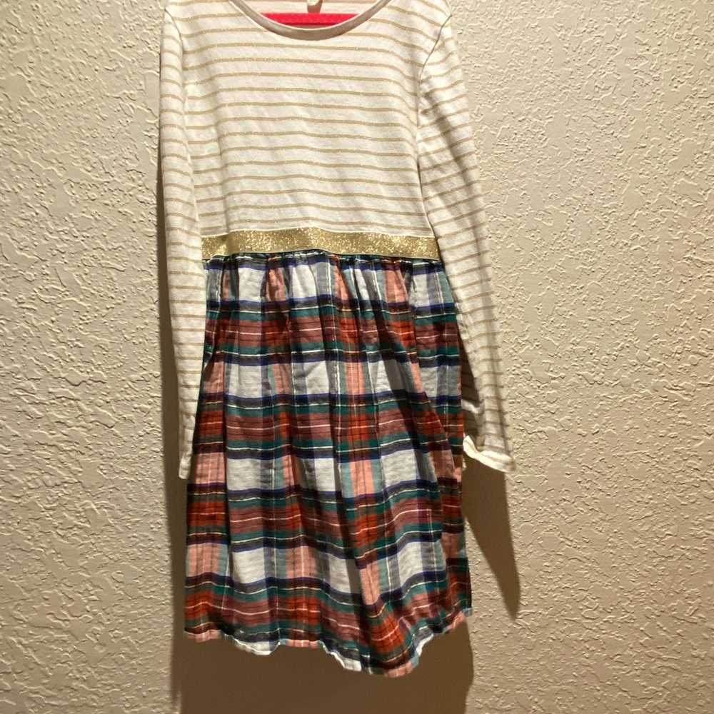 Crewcuts Striped and Plaid Kids Dress